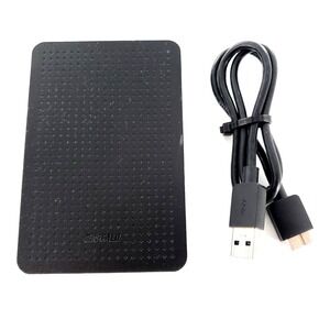 Buffalo 500GB Mini Station Portable External Hard Drive HD-PCFU3 Tested & Works